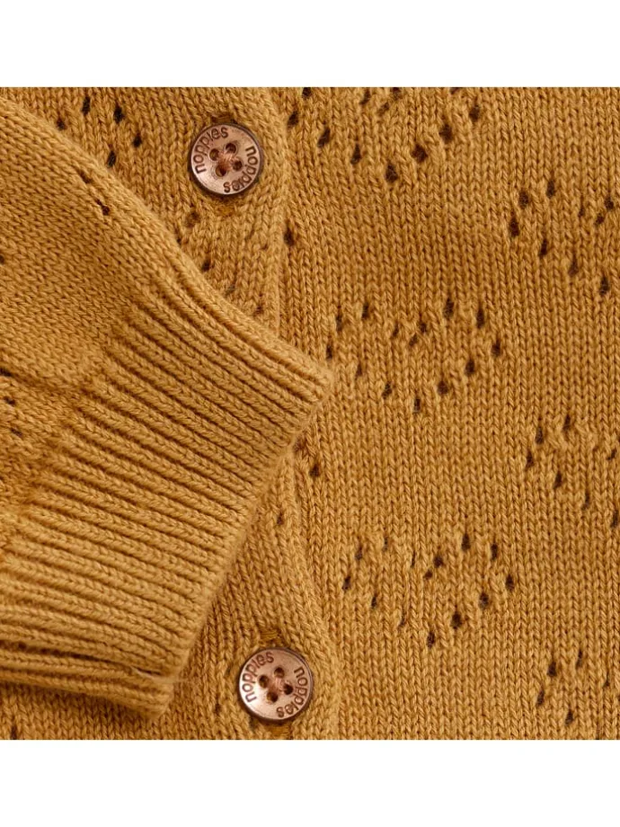 Cardigan in Hellbraun