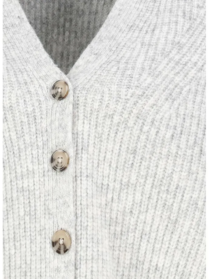 Cardigan in Hellgrau