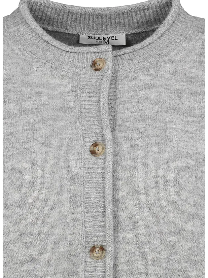 Cardigan in Hellgrau
