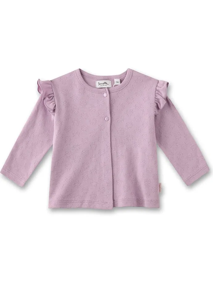 Cardigan in Lila