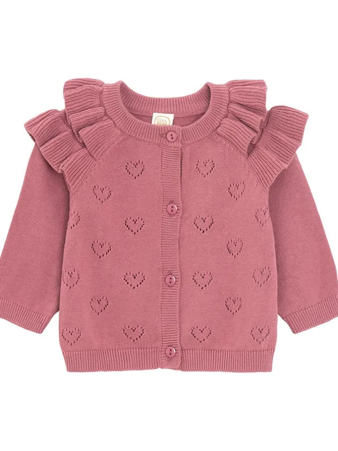 Cardigan in Pink