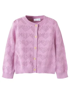 Cardigan in Rosa