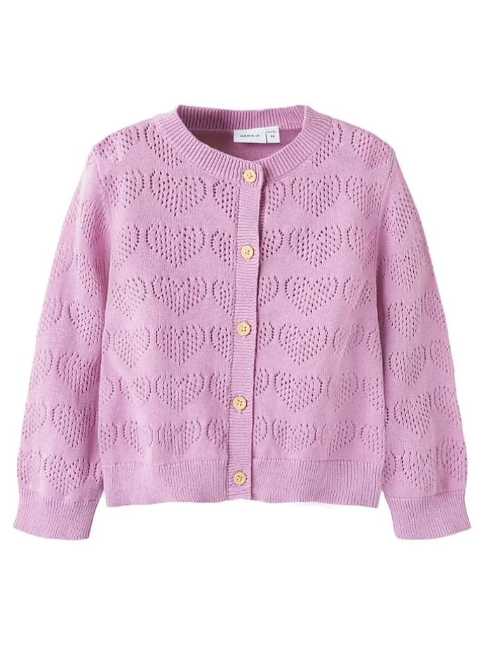 Cardigan in Rosa