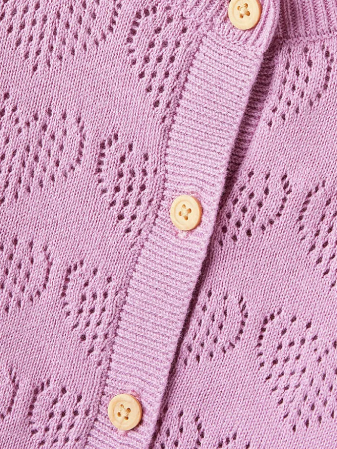 Cardigan in Rosa