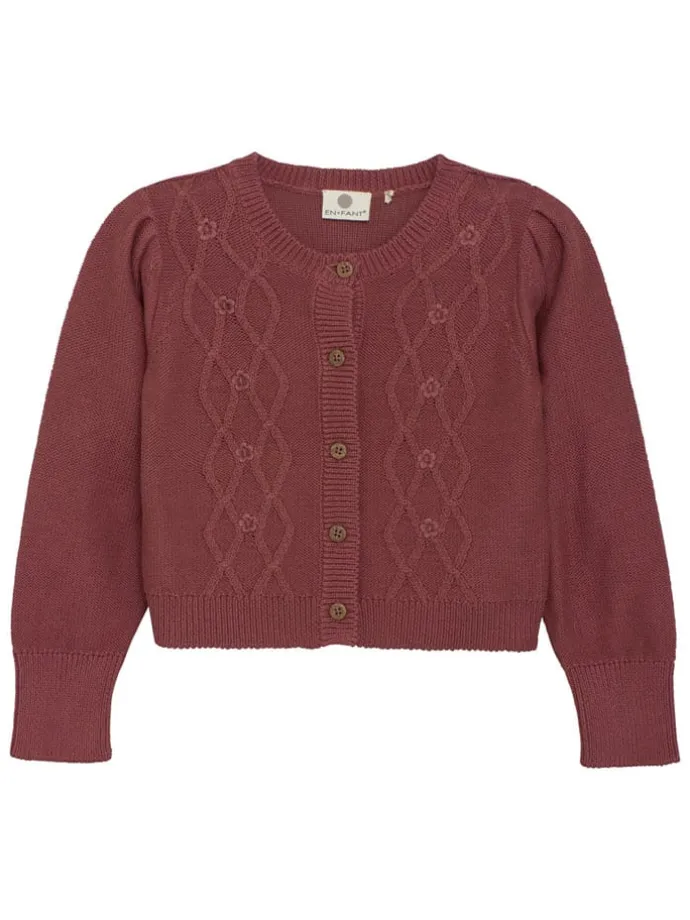 Cardigan in Rot