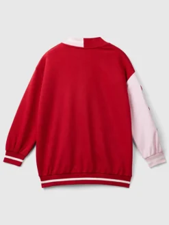 Cardigan in Rot/ Rosa