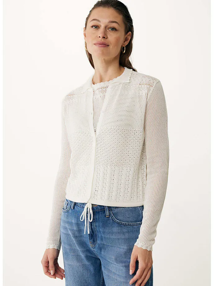 Cardigan in Weiß