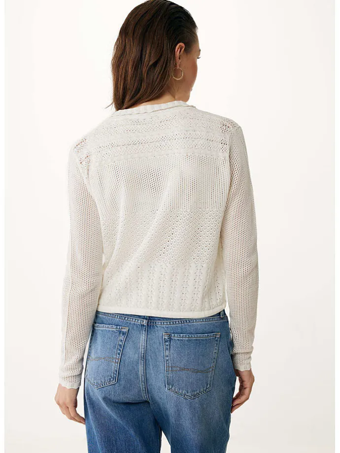 Cardigan in Weiß