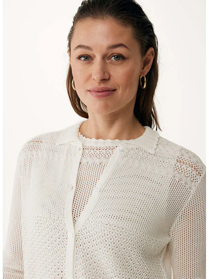 Cardigan in Weiß