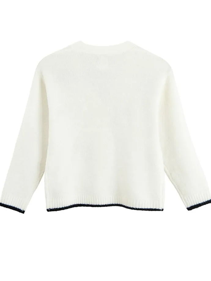 Cardigan in Weiß