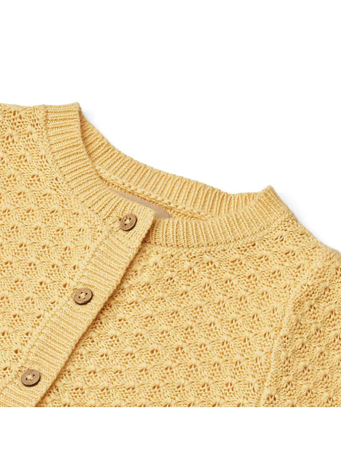 Cardigan "Magnella" in Gelb