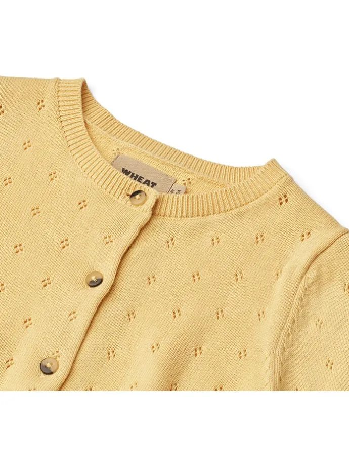 Cardigan "Maia" in Gelb