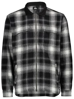 Cardigan "Quarrywood" in Schwarz/ Grau