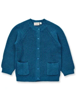 Cardigan "Tulia" in Petrol
