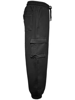 Cargohose in Schwarz