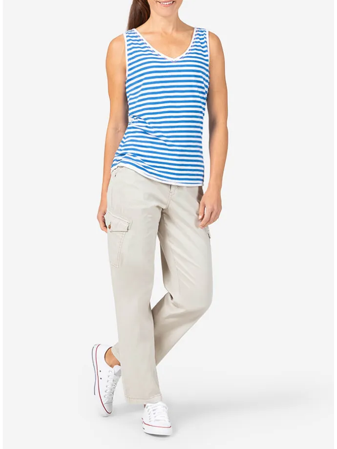 Cargohose "Marla" in Creme
