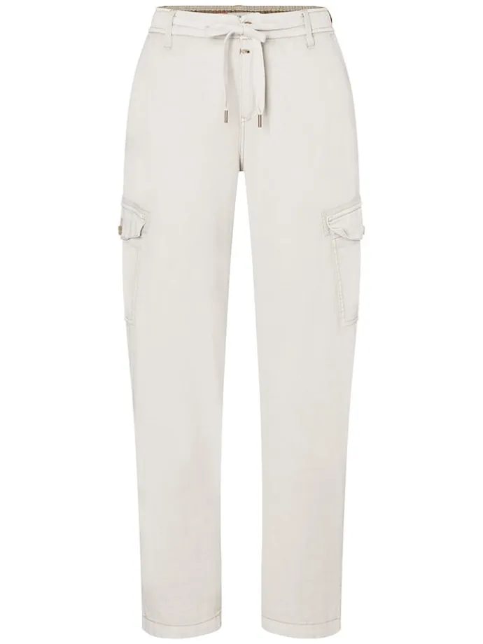 Cargohose "Marla" in Creme