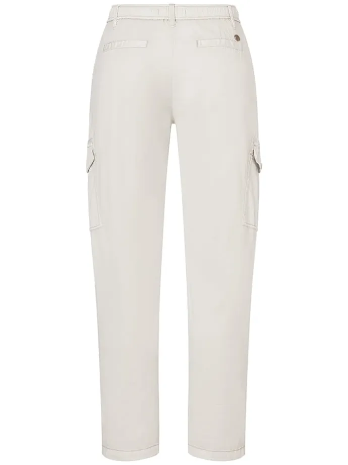 Cargohose "Marla" in Creme