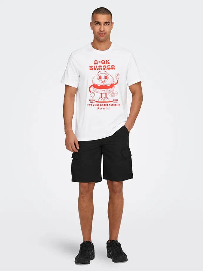 Cargoshorts in Schwarz