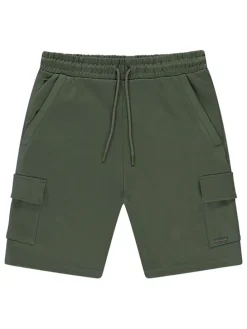 Cargo-Sweatshorts "Redush" in Moosgrün