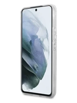 Case für Samsung Galaxy S22+ in Transparent/ Weiß