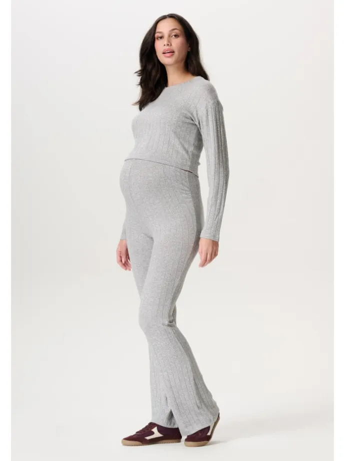 Casual Hose Drobak in Grey Melange