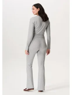 Casual Hose Drobak in Grey Melange
