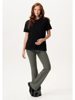 Casual Hose Flared Heja in Olive