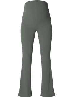 Casual Hose Flared Heja in Olive