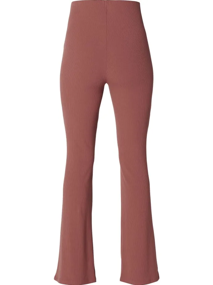 Casual Hose Flared Heja in Sienna