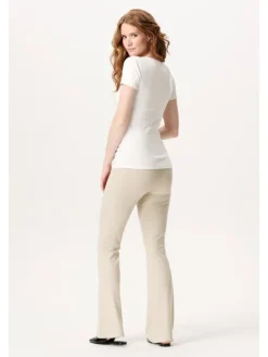 Casual Hose Flared Heja in Light Sand