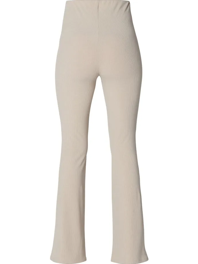 Casual Hose Flared Heja in Light Sand