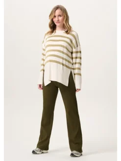 Casual Hose Rebild in Dark Olive