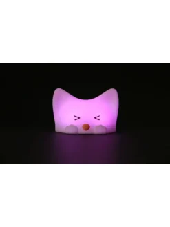 Catty Cat RGB LED Nachtlicht in Weiß ab 0 Monate