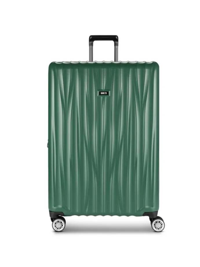 Cervia 2.0 4 Rollen Trolley L 77 cm mit Dehnfalte in smaragd-green