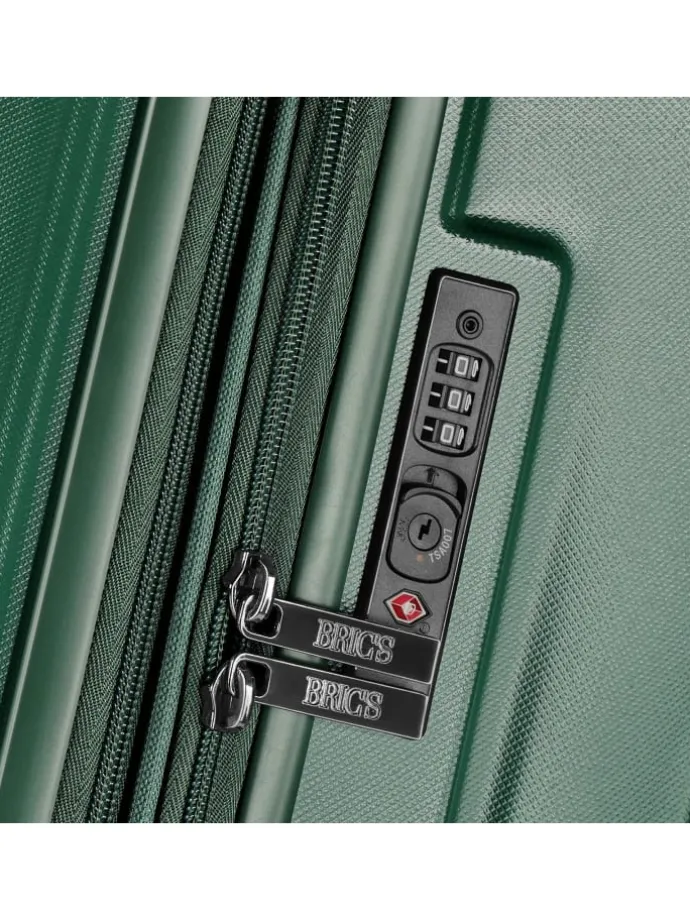 Cervia 2.0 4 Rollen Trolley L 77 cm mit Dehnfalte in smaragd-green