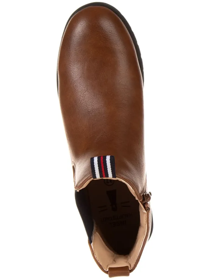 Chelsea-Boots in Hellbraun