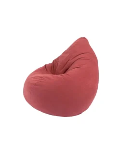 Chillkissen Sitzsack Poly Noble 90 cm hoch in rost