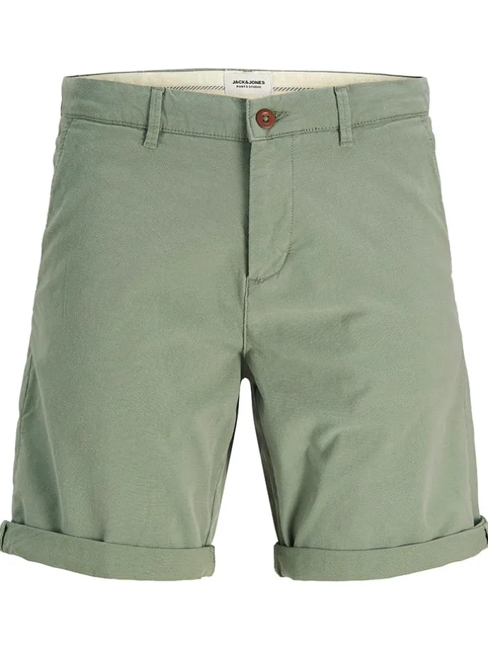 Chinoshorts in Grün