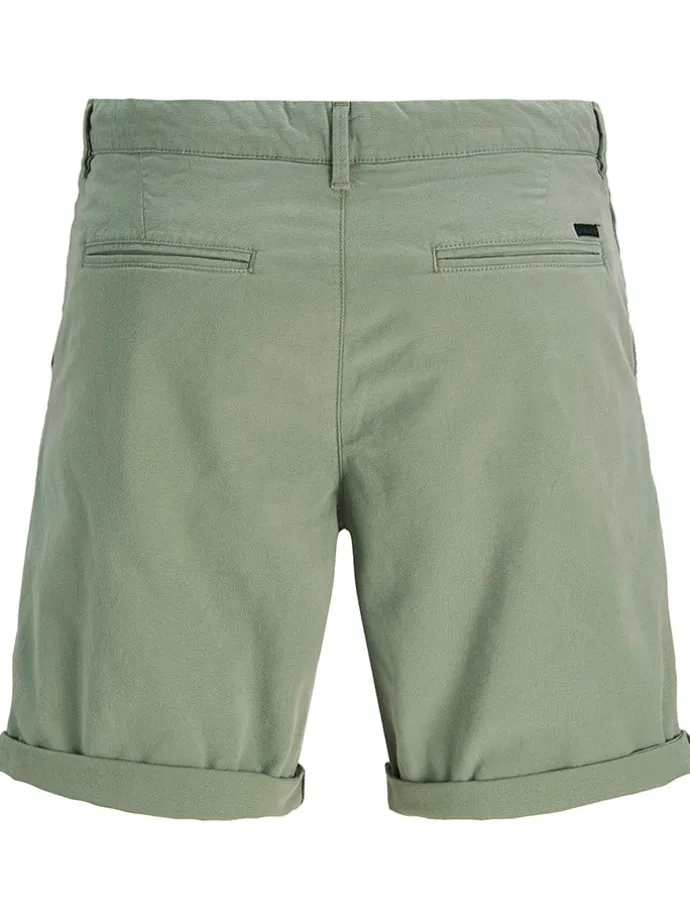 Chinoshorts in Grün