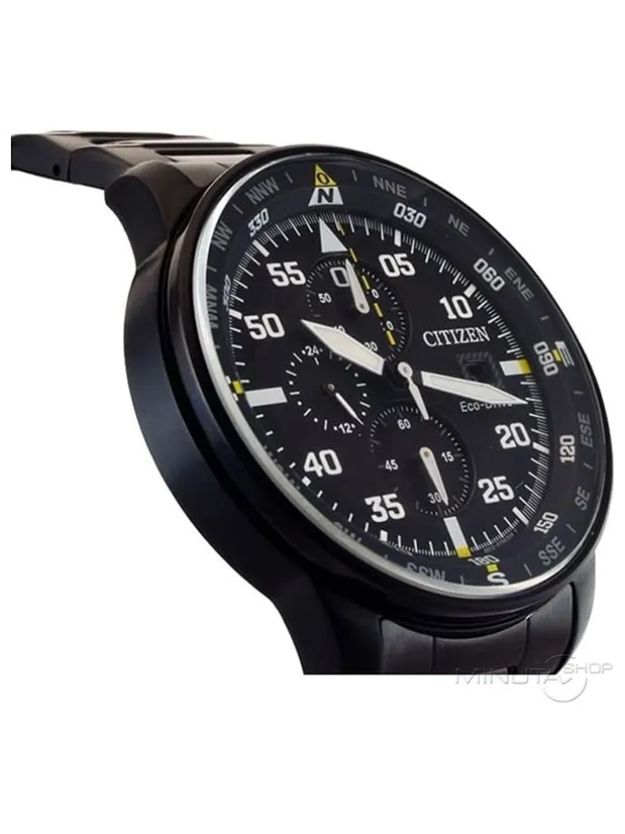 Chronograph in Schwarz
