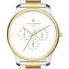 Chronograph in Silber/ Gold/ Weiß