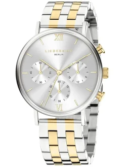 Chronograph in Silber/ Gold