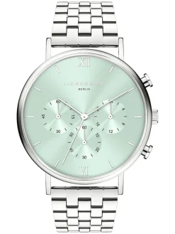 Chronograph in Silber/ Mint