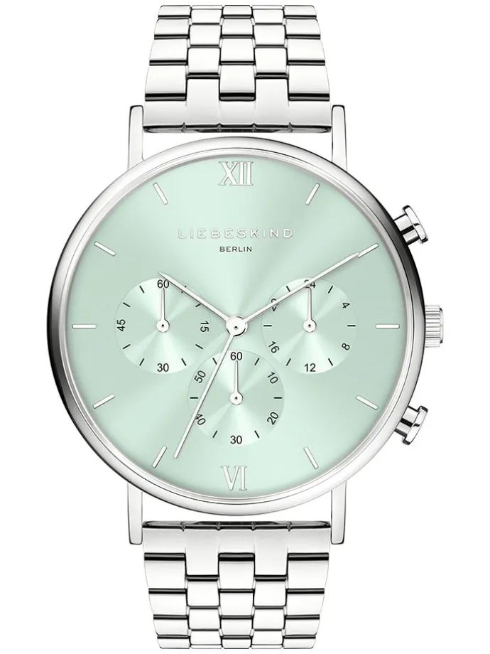 Chronograph in Silber/ Mint