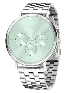 Chronograph in Silber/ Mint