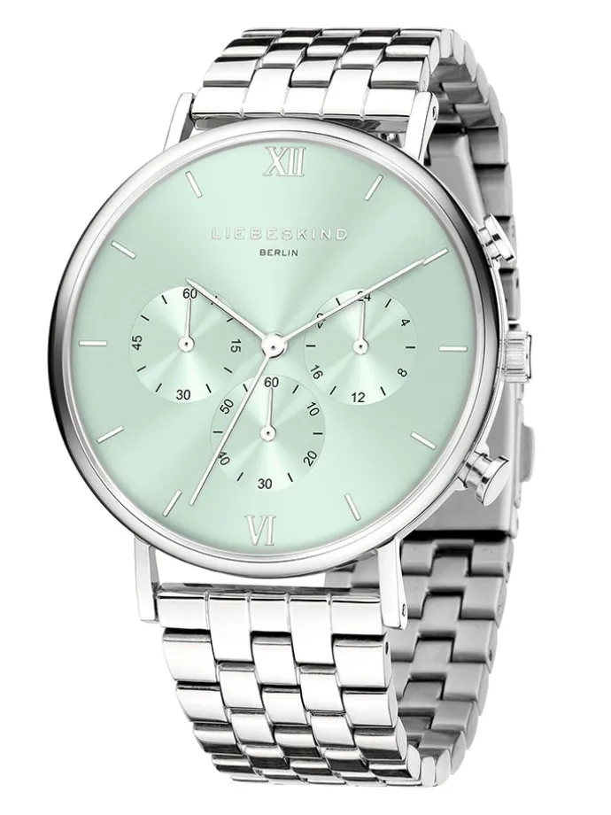 Chronograph in Silber/ Mint