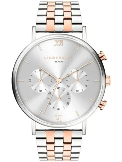 Chronograph in Silber/ Roségold