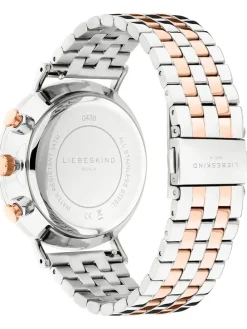 Chronograph in Silber/ Roségold