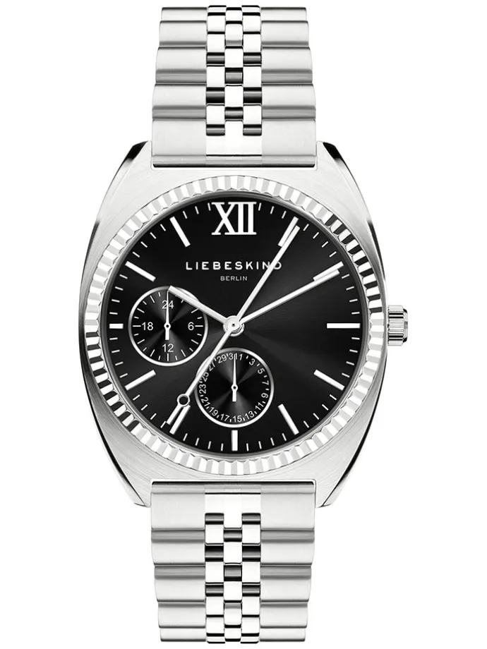 Chronograph in Silber/ Schwarz